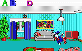 Paperino Impara l'Alfabeto atari screenshot