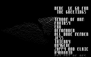 Paradise Demo atari screenshot