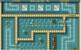 Paradroid 90 atari screenshot