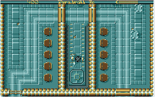 Paradroid 90 atari screenshot