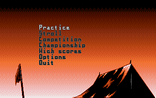 Paragliding atari screenshot