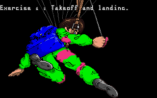 Paragliding atari screenshot