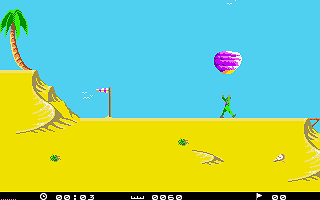 Paragliding atari screenshot
