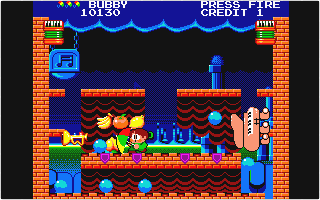 Parasol Stars - The Story of Rainbow Islands II atari screenshot