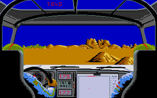 Paris Dakar 1990 atari screenshot