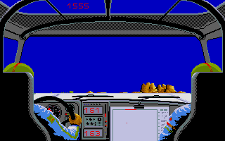 Paris Dakar 1990 atari screenshot