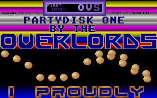Partydisk One atari screenshot