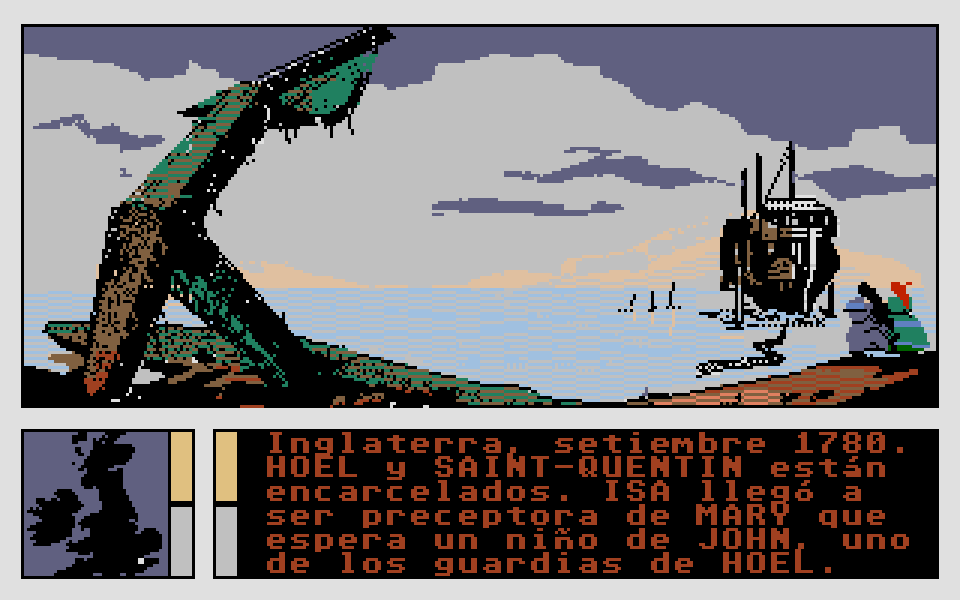Pasajeros del Viento (Los) atari screenshot
