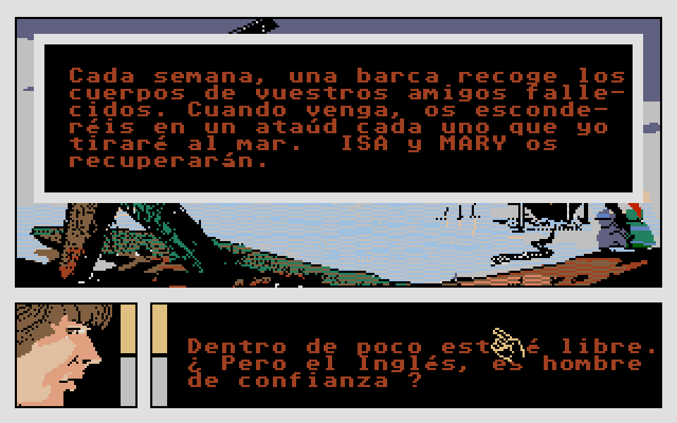Pasajeros del Viento (Los) atari screenshot