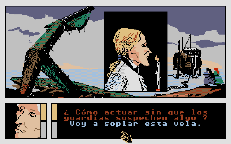 Pasajeros del Viento (Los) atari screenshot