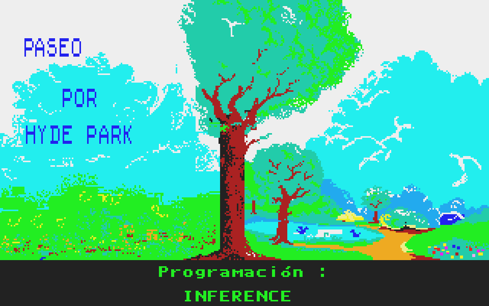 Paseo por Hyde Park atari screenshot