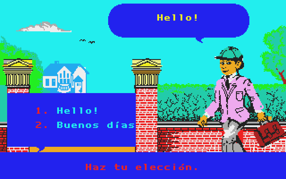 Paseo por Hyde Park atari screenshot