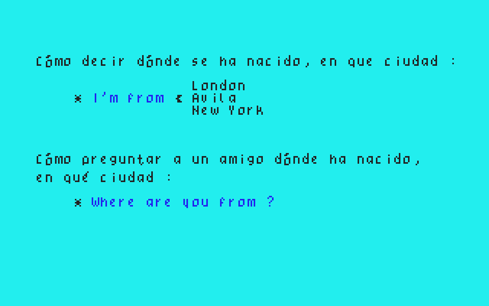 Paseo por Hyde Park atari screenshot