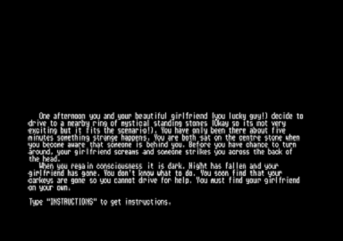 Passing Darkness atari screenshot