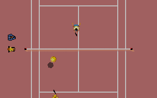 Passing Shot atari screenshot