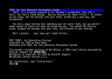 Past Tense atari screenshot