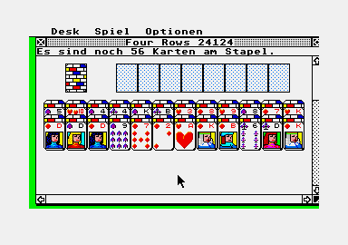 Patience atari screenshot