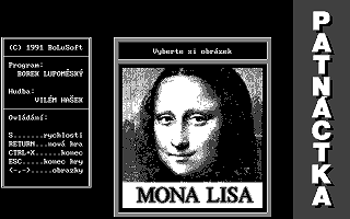 Patnáctka atari screenshot