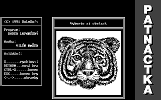 Patnáctka atari screenshot
