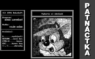 Patnáctka atari screenshot