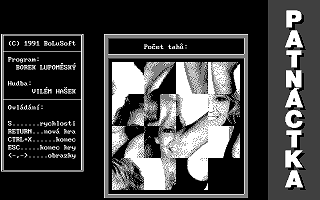 Patnáctka atari screenshot