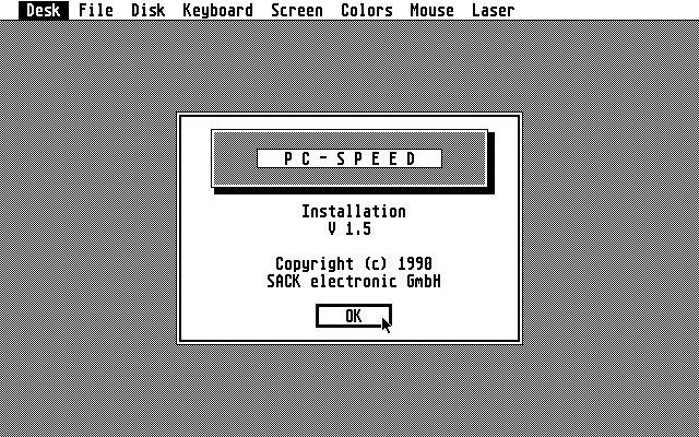 PC Speed atari screenshot