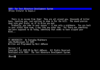 PC University atari screenshot