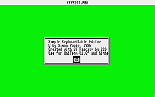 PD-Palvelu Kuukausilevyke 1989 / 01 atari screenshot