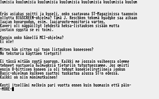 PD-Palvelu Kuukausilevyke 1989 / 04 atari screenshot