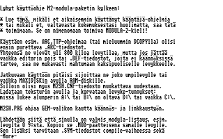 PD-Palvelu Kuukausilevyke 1989 / 05 atari screenshot