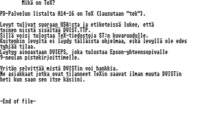 PD-Palvelu Kuukausilevyke 1989 / 05 atari screenshot