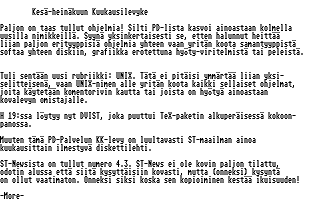 PD-Palvelu Kuukausilevyke 1989 / 06 — screenshot 1