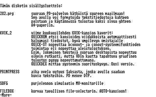 PD-Palvelu Kuukausilevyke 1989 / 06 atari screenshot