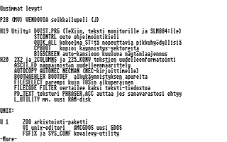 PD-Palvelu Kuukausilevyke 1989 / 07 atari screenshot