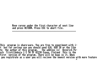 PD-Palvelu Kuukausilevyke 1989 / 07 atari screenshot
