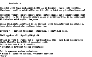 PD-Palvelu Kuukausilevyke 1989 / 09 — screenshot 1
