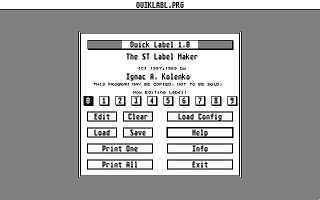 PD-Palvelu Kuukausilevyke 1989 / 11 atari screenshot