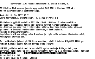 PD-Palvelu Kuukausilevyke 1989 / 11 atari screenshot