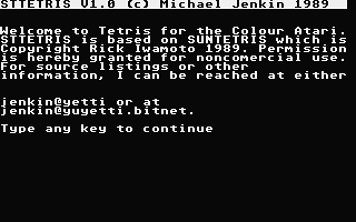 PD-Palvelu Kuukausilevyke 1989 / 12 atari screenshot