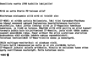 PD-Palvelu Kuukausilevyke 1990 / 01