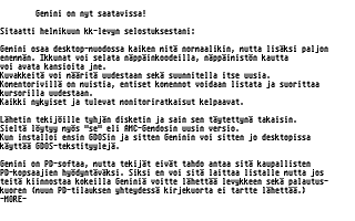 PD-Palvelu Kuukausilevyke 1990 / 03 atari screenshot