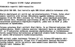 PD-Palvelu Kuukausilevyke 1990 / 05 atari screenshot