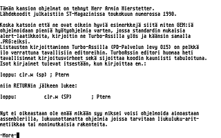 PD-Palvelu Kuukausilevyke 1990 / 05 atari screenshot