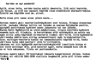 PD-Palvelu Kuukausilevyke 1990 / 06