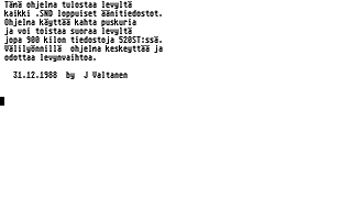 PD-Palvelu Kuukausilevyke 1990 / 06 atari screenshot
