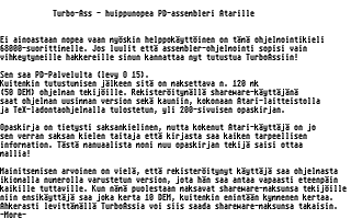 PD-Palvelu Kuukausilevyke 1990 / 06 atari screenshot