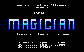 Pdemo atari screenshot