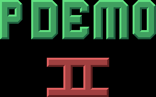 Pdemo II atari screenshot