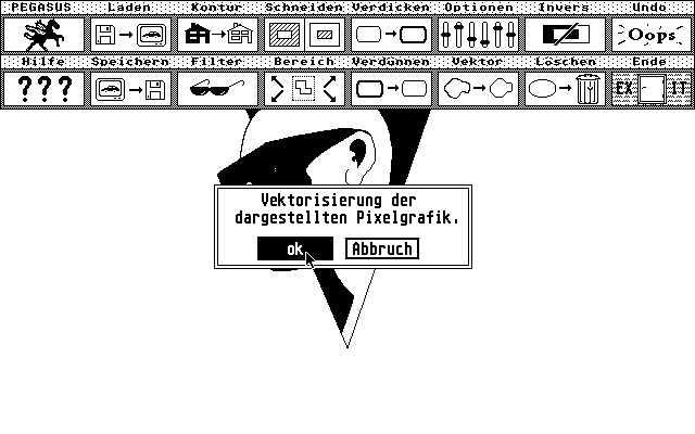 Pegasus Plus atari screenshot