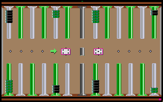 Peggammon atari screenshot
